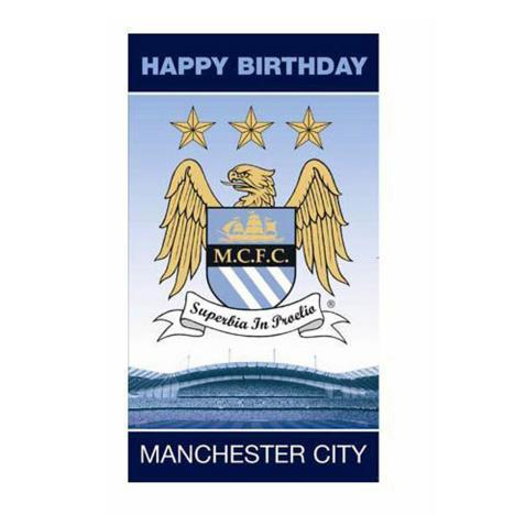 Manchester City Crest Birthday Card  £2.45