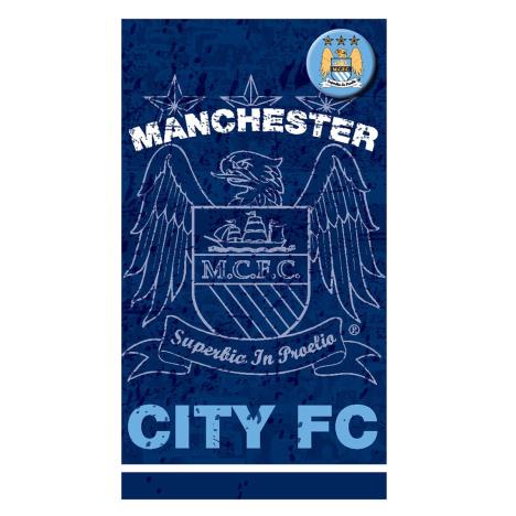 Manchester City Birthday Card with Badge  £2.69