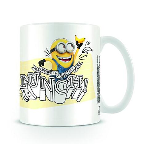 My Favourite Subject is Lunch Minions Mug  £6.99