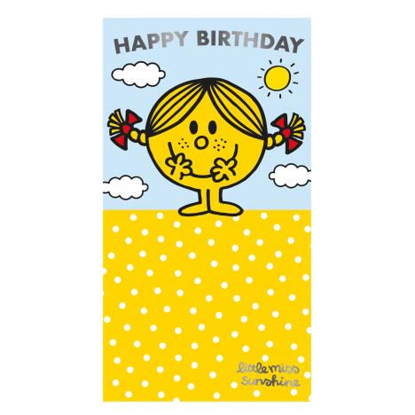 Little Miss Sunshine Mr Men Birthday Card  £2.10