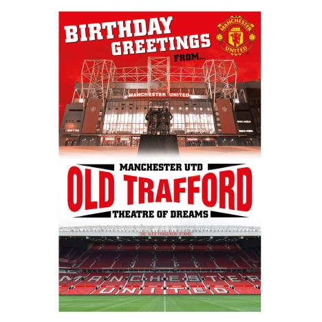 Manchester United Old Trafford 3D Pop Up Stadium Birthday Card  £4.99
