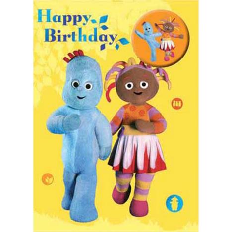 In The Night Garden Badged Happy Birthday Card  £1.85