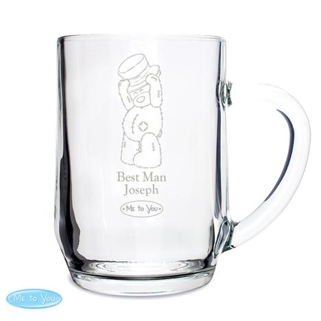 Personalised Me to You Bear Engraved Wedding Tankard  £12.99