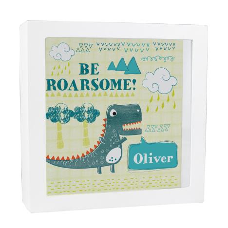 Personalised Dinosaur  Keepsake / Money Box False £19.99