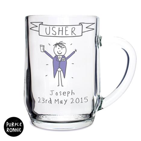 Personalised Purple Ronnie Wedding Tankard  £10.99