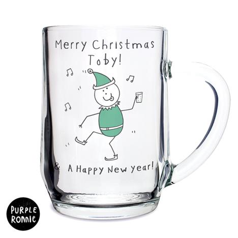 Personalised Purple Ronnie Christmas Elf Tankard  £10.99