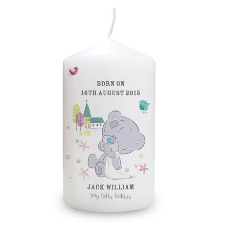 Personalised Tiny Tatty Teddy Candle  £10.99