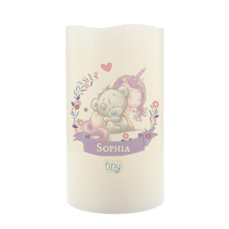 Personalised Tiny Tatty Teddy Unicorn Nightlight LED Candle  £10.99