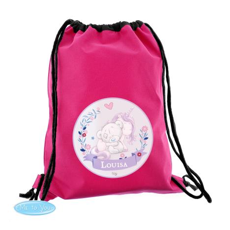 Personalised Tiny Tatty Teddy Unicorn Swim & School Bag  £14.99