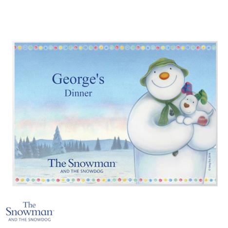 Personalised The Snowman & The Snowdog Placemat  £7.99