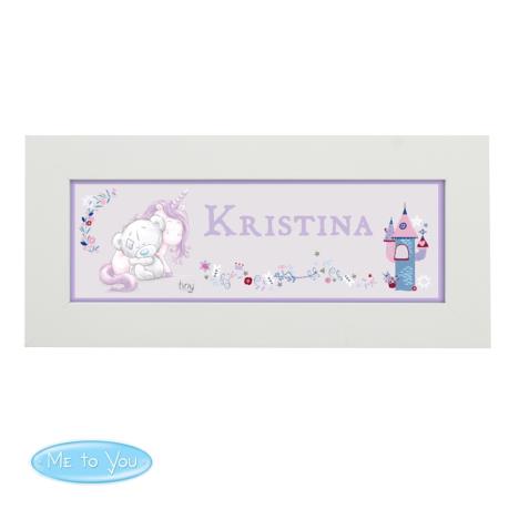 Personalised Tiny Tatty Teddy Unicorn Name Frame  £19.99
