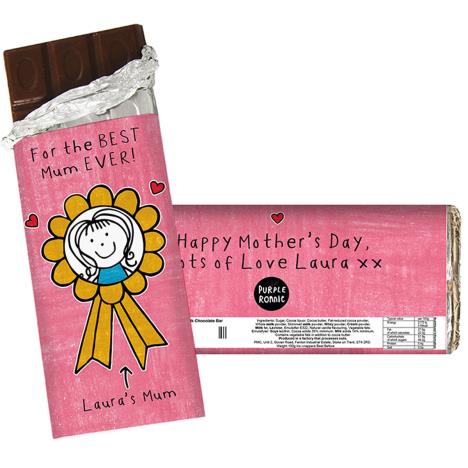 Personalised Purple Ronnie For Her 100g Chocolate Bar  £6.99