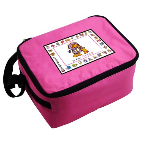 Personalised Bang On The Door Animal Alphabet Lunch Bag  £14.99