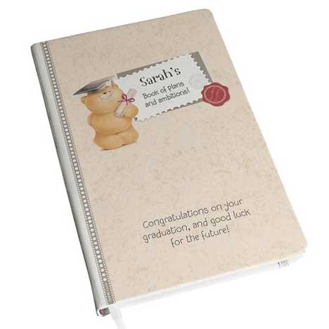 Personalised Forever Friends Graduation Hard Back Notebook  £13.99