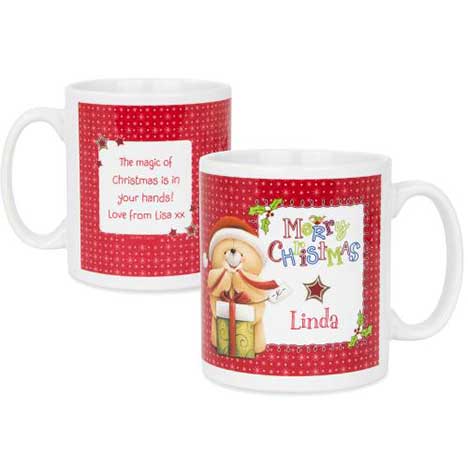 Personalised Forever Friends Christmas Mug  £11.99