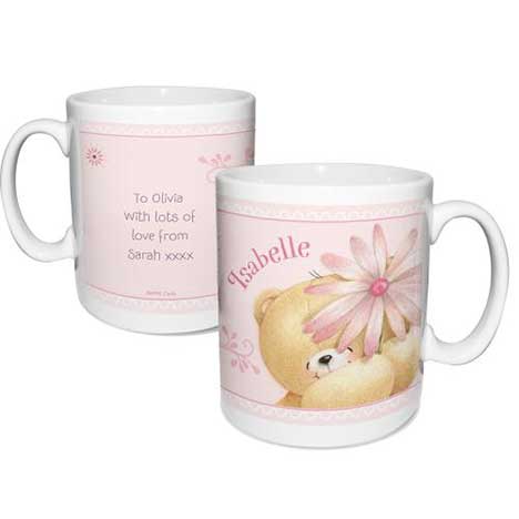 Personalised Forever Friends Big Flower Mug  £11.99