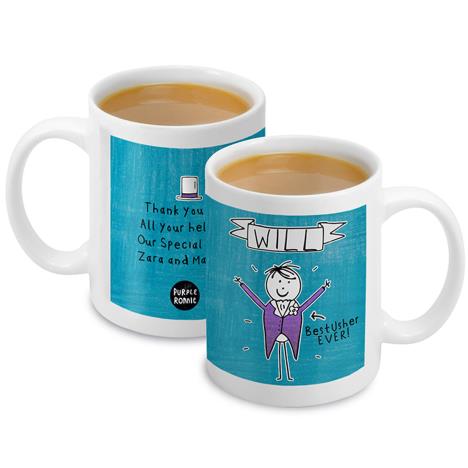 Personalised Purple Ronnie Male Wedding Mug  £10.99