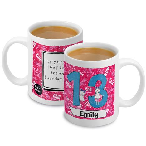 Personalised Purple Ronnie Big Age Mug  £10.99