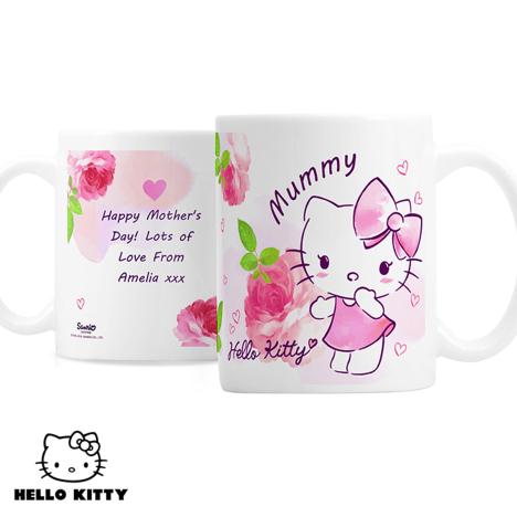 Personalised Hello Kitty Pink Blush Mug  £10.99