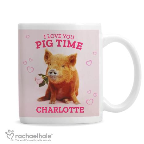 Personalised Rachael Hale I Love You Pig Time Mug   £10.99