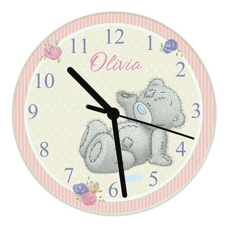 Personalised Me to You Bear Glass Wall Clock  £21.99