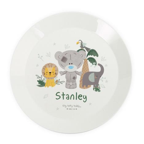 Personalised Tiny Tatty Teddy Jungle Animals Plastic Plate   £14.99