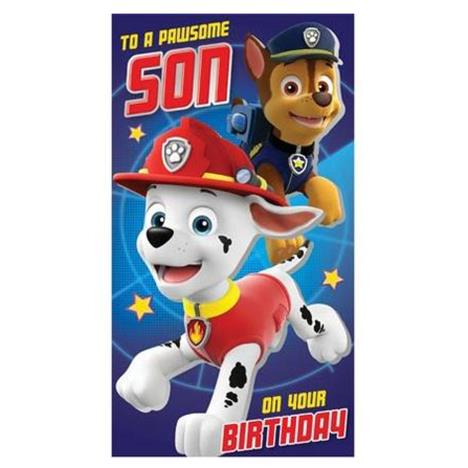 Special Son Paw Patrol Birthday Card  £2.45