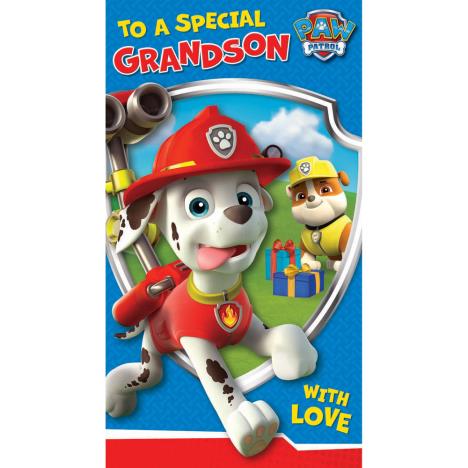 Grandson Paw Patrol Birthday Card  £2.10
