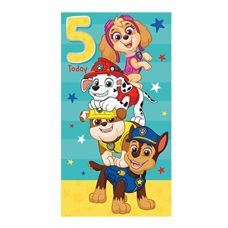 5 Today Paw Patrol Birthday Card  £2.45