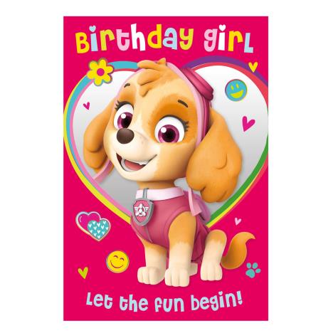 Paw Patrol Birthday Girl Birthday Card  £2.69