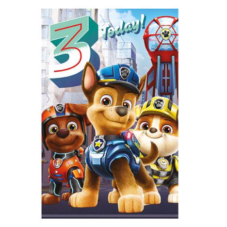3 Today Paw Patrol 3rd Birthday Card  £2.45