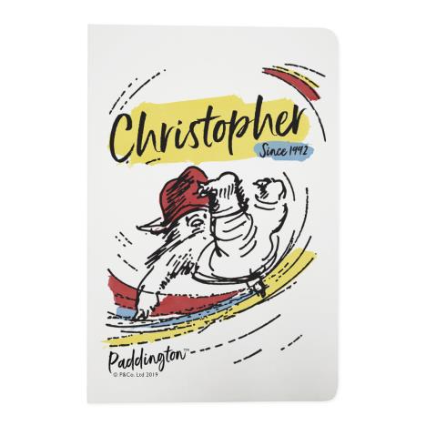 Personalised Paddington Bear Since Notebook  £14.99