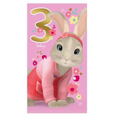 3 Today Peter Rabbit 3rd Birthday Card  £2.10