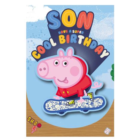 Son Peppa Pig Birthday Card  £2.99