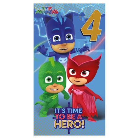 4th Birthday PJ Masks Birthday Card  £2.10