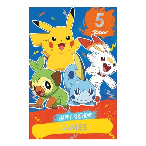 Pokemon Personalise Your Own Birthday Card  £2.39