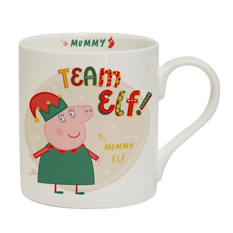 Personalised Peppa Pig Team Elf Mummy Pig Balmoral Mug  £12.99