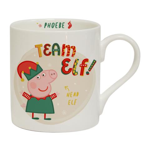 Personalised Peppa Pig Team Elf Balmoral Mug  £12.99