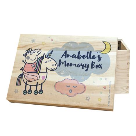 Personalised Peppa Pig Memory Box  £34.99