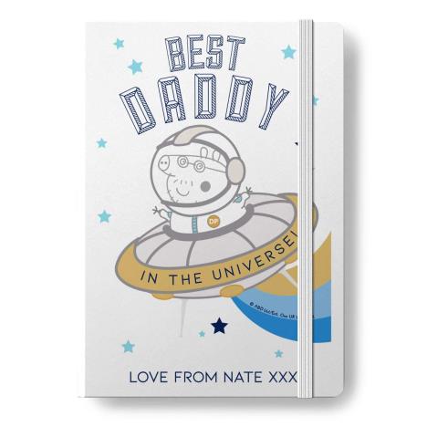 Personalised Peppa Pig Best Daddy A5 Notebook  £14.99