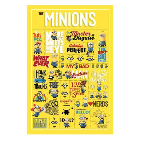 The Minions Infographic Maxi Poster  £3.99