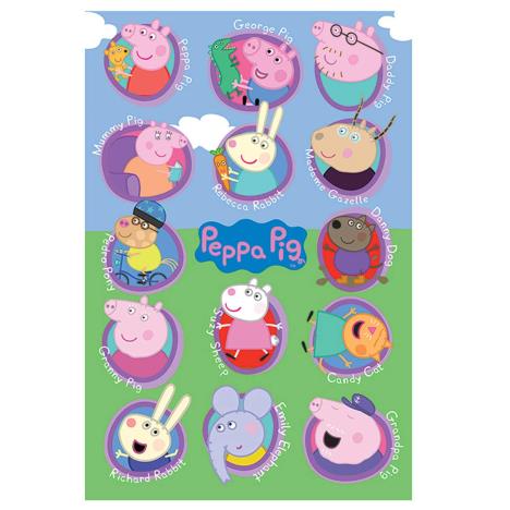 Peppa Pig Characters Maxi Poster  £4.49