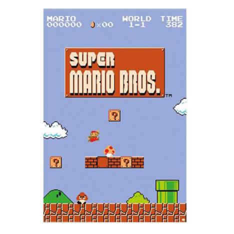 Super Mario Bros Retro Maxi Poster  £4.99