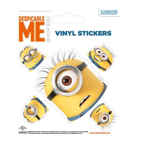 Minions Faces Vinyl Stickers  £0.99