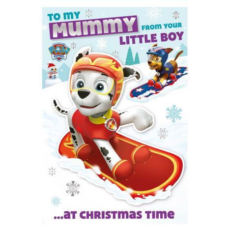 Paw Patrol Mummy From Little Boy Christmas Card  £2.99