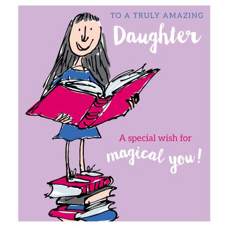 Roald Dahl Matilda Daughter Birthday Card  £2.69