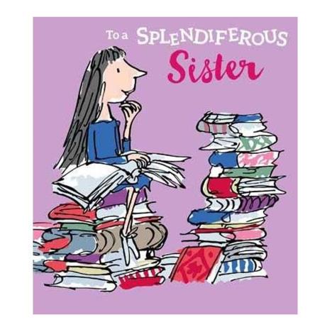 Roald Dahl Matilda Sister Birthday Card  £2.69
