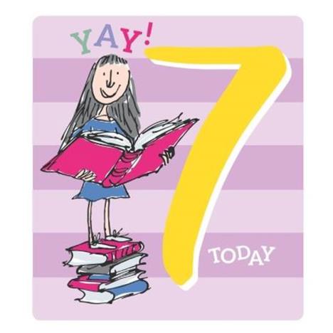 Roald Dahl Matilda 7th Birthday Card  £2.45