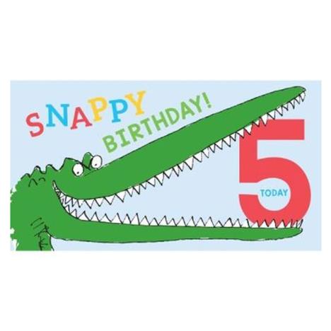 Roald Dahl The Enormous Crocodile 5th Birthday Card  £2.10