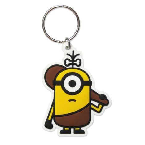 Minions Caveman Cro-Minion Rubber Key Ring  £1.99